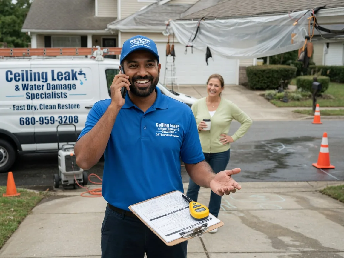 Ceiling Leak Cleanup Sedalia, OH FAQs